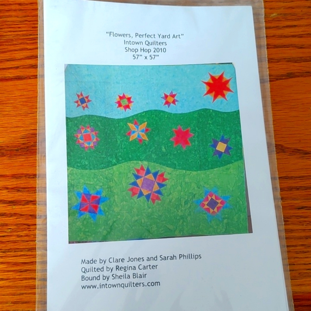 In town Quilters shop hop block patterns  NWOT